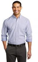Port Authority ® SuperPro  Oxford Stripe Shirt